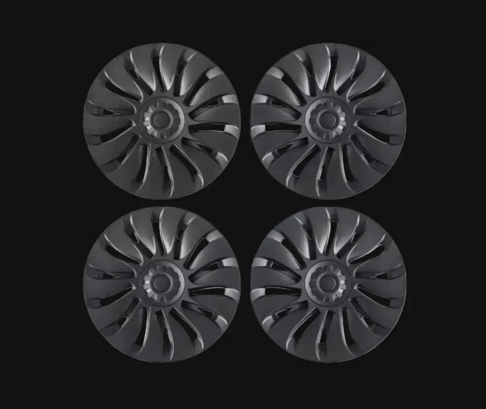 Tesla Model Y 19 "Pokrivaci olujnih kotač s punim pokrivanjem - Metal Metal Grey Grey