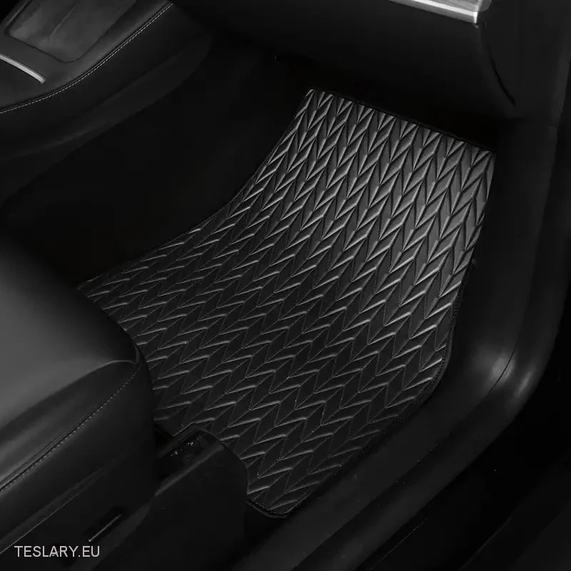 Tesla Model 3 prilagođene PU kožne podne prostirke (lijevi pogon)