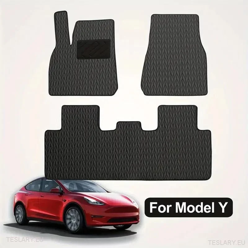 Tesla Model y prilagođeni PU kožni podne prostirke (lijevi pogon)