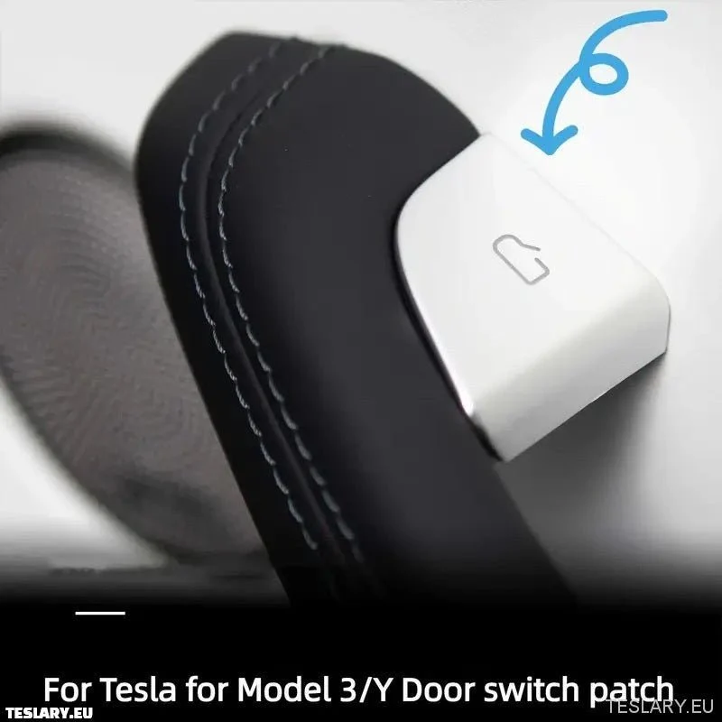 Tesla Model 3 / Y srebrna vrata za otvaranje gumba za otvaranje zaštitnih poklopca