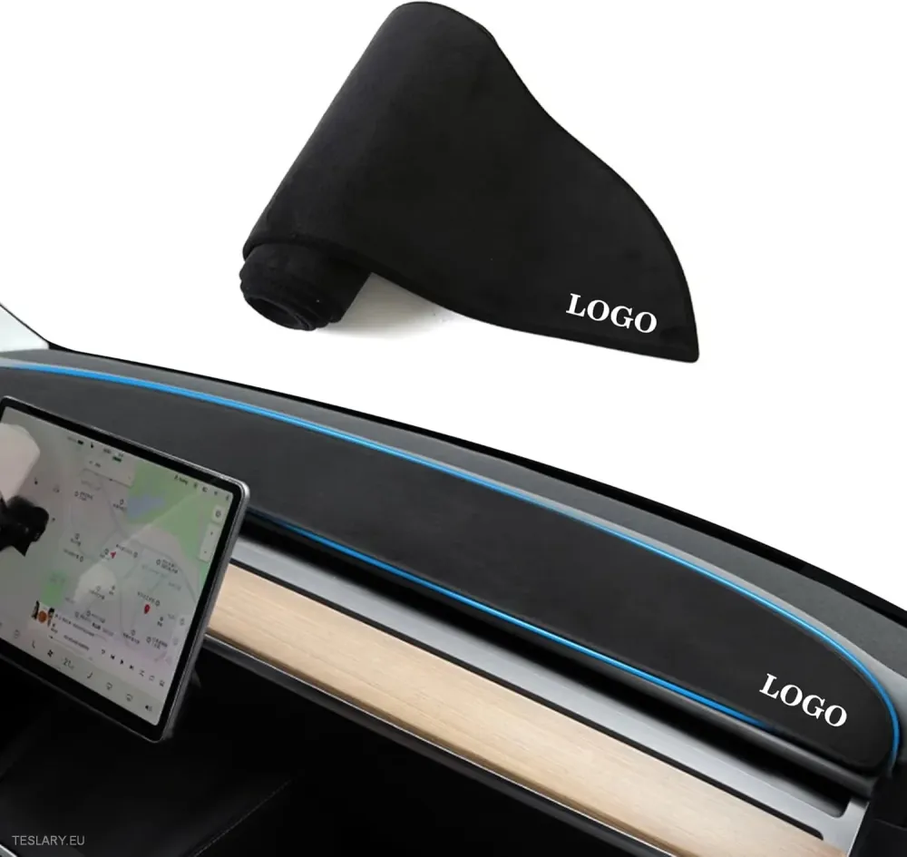 Tesla Model 3 / Y Suede Nadzorna ploč s Teslinom logotipom