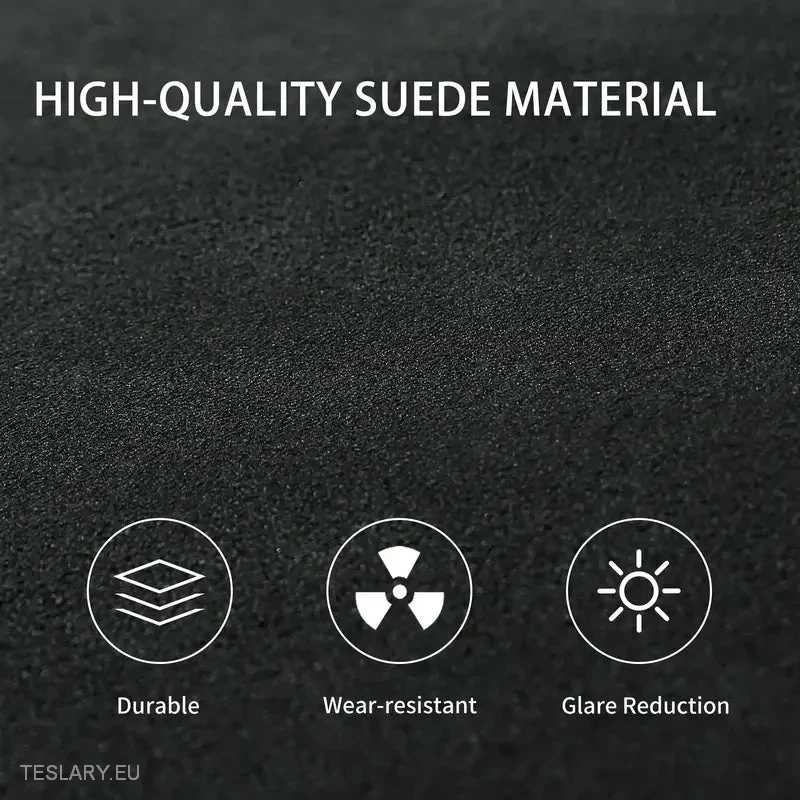 Tesla Model 3 / Y Suede Nadzorna ploč s Teslinom logotipom