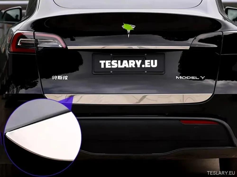 Tesla Model Y Trunk Chrome Zaštitne trake