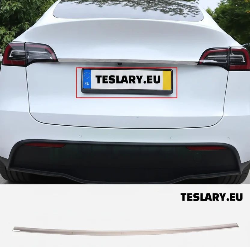 Tesla Model Y Trunk Chrome Zaštitne trake