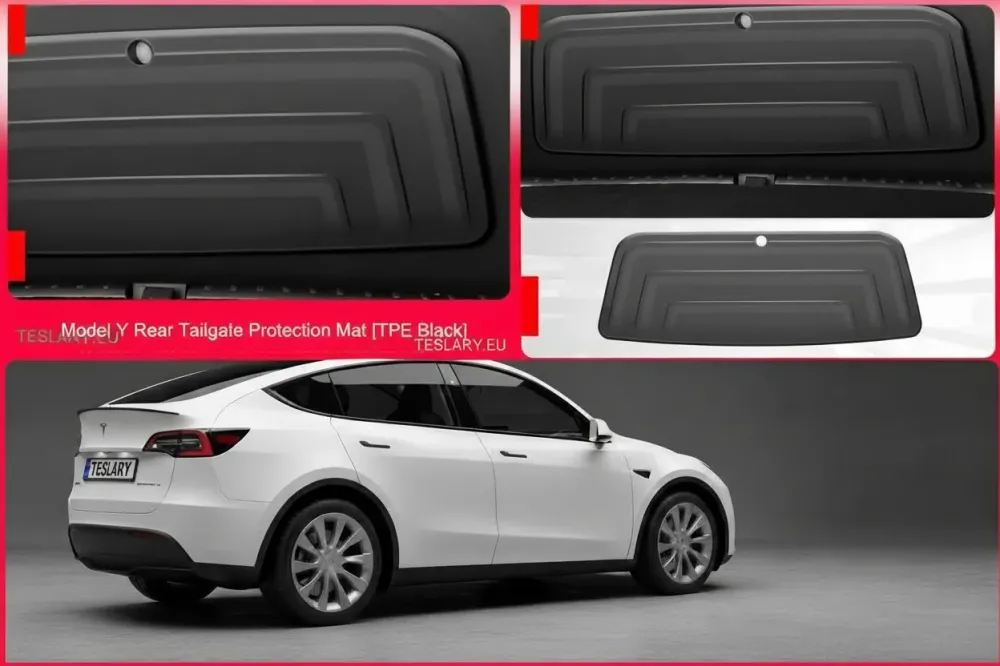 Tesla Model Y Trunk vrata Premium TPE teška zaštitna prostirka