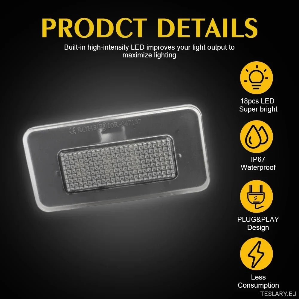 Tesla Model S / X Ultra Bright LED registarska tablica svjetla