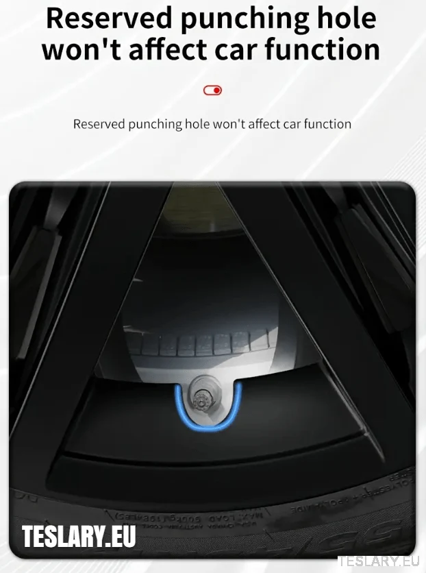 TESLA MODEL Y 19" UNIQUE S3 FULL COVER WHEEL HUBS STAR STYLE
