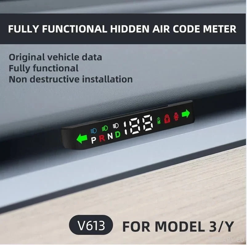 Tesla Model 3 / Y - V613 Mini Digital Dash Cluster