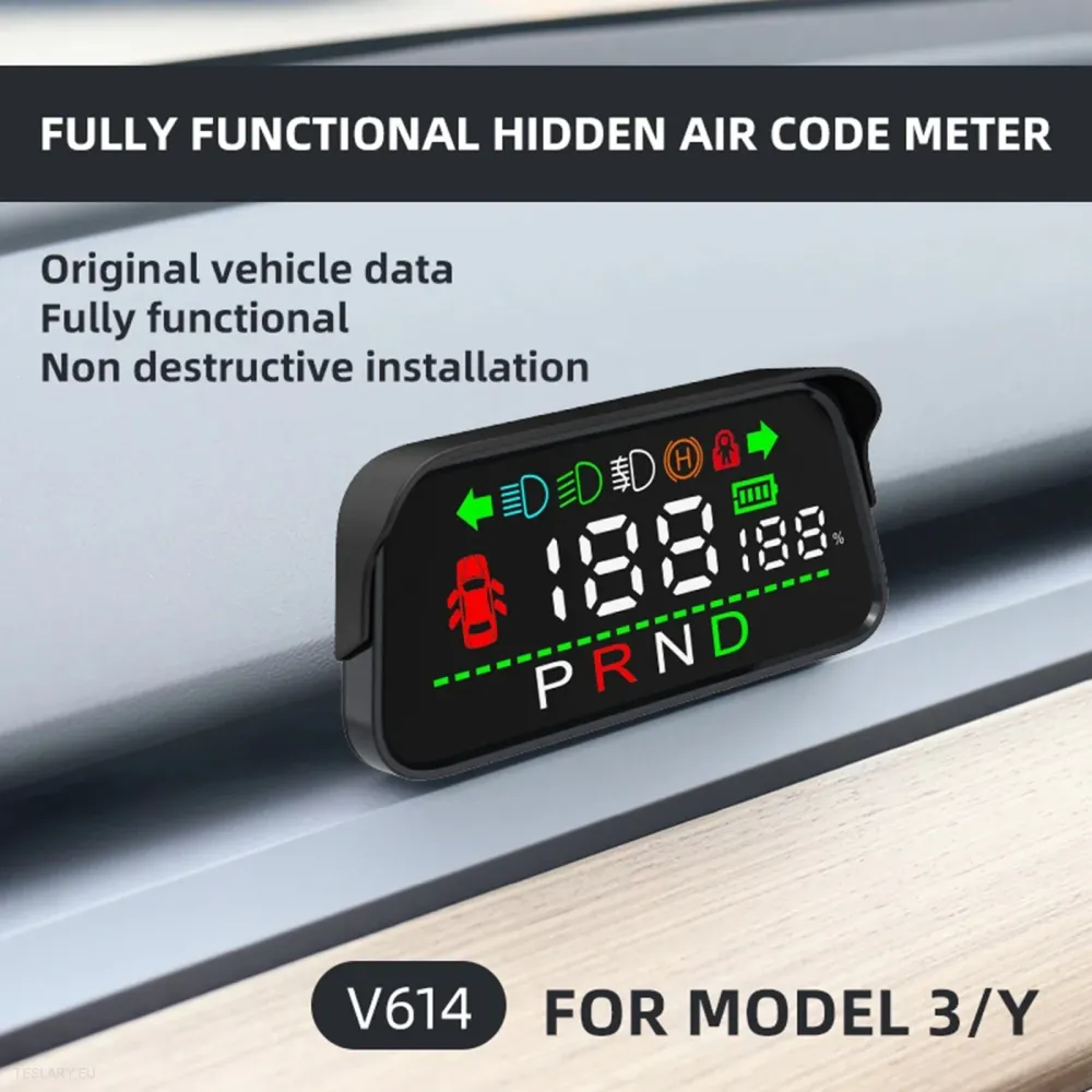 Tesla Model 3 / Y V614 Mini Digital Dash Cluster