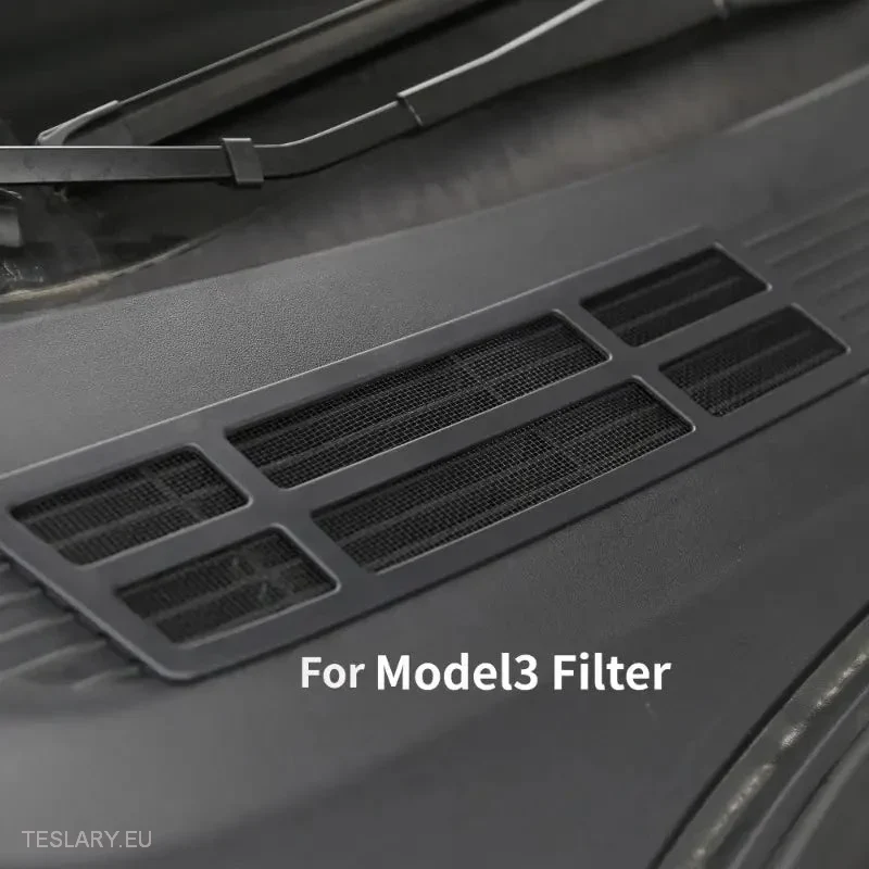 Tesla Model 3 Zaštitni poklopac prednjeg zraka (siva)