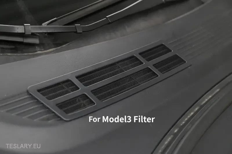 Tesla Model 3 Zaštitni poklopac prednjeg zraka (siva)