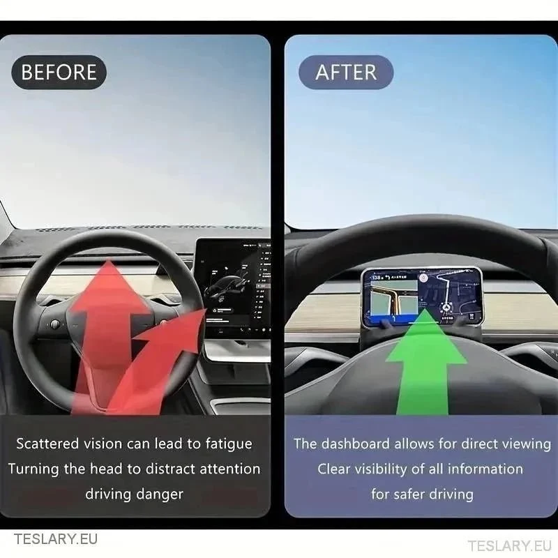 Tesla 3 / Y Organizator za pohranu telefona i crtice (upravljač)