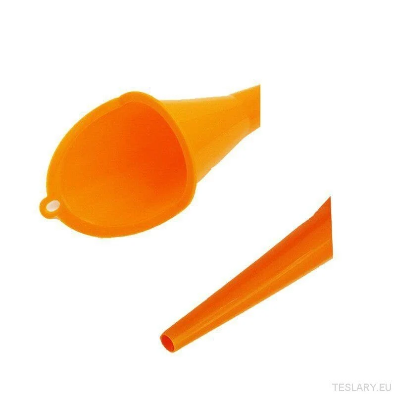 Tesla i ostali EV dugi tok za punjenje dugih usta plastična Anti-Splash EV pribor 1pc narančasta