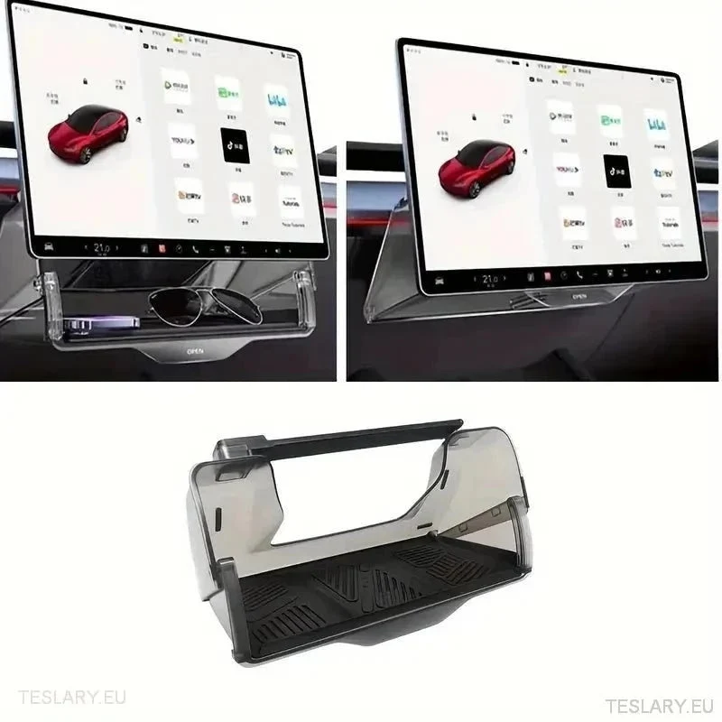 Tesla 3/Y pod organizatorom za pohranu zaslona