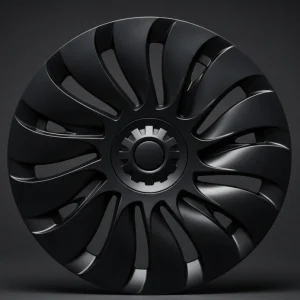 Tesla y 19 "Potpuna pokrivena oluja Hubcaps - Matte Black