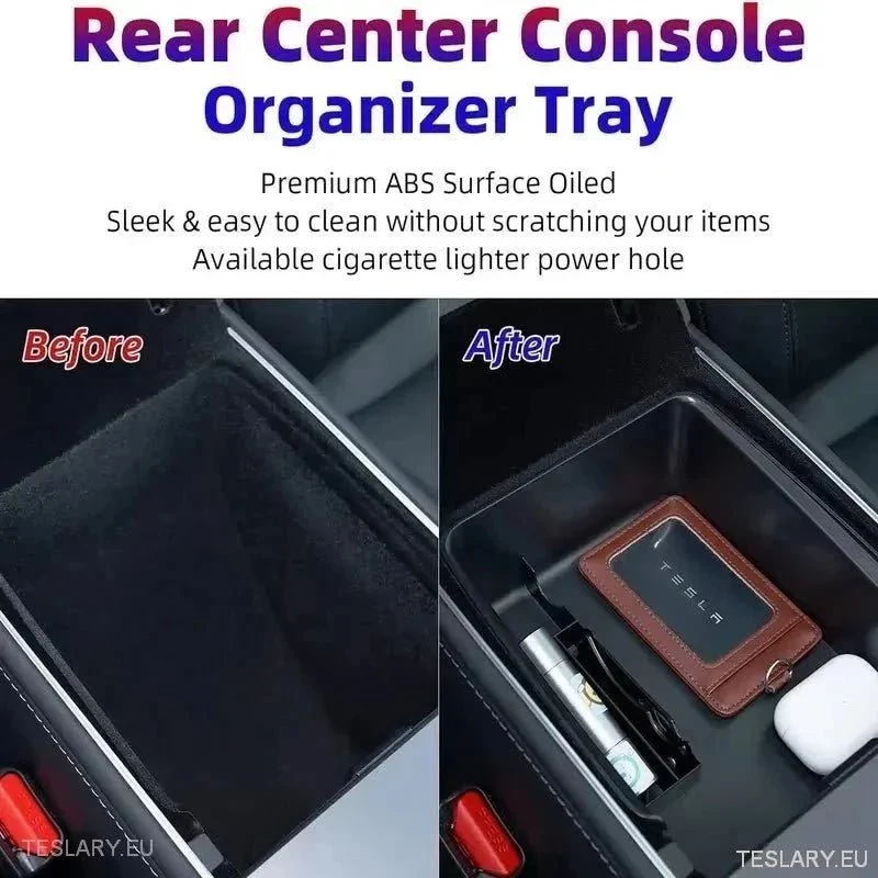 Tesla 3/Y pribor 3 -komadić Organizatorski paket središnje konzole