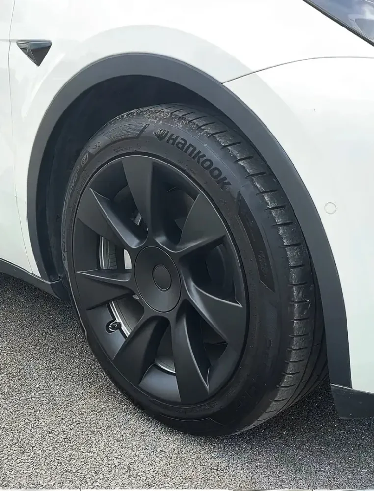 Tesla y 19 "Sport Hubcaps s punim pokrivanjem - Matte Black