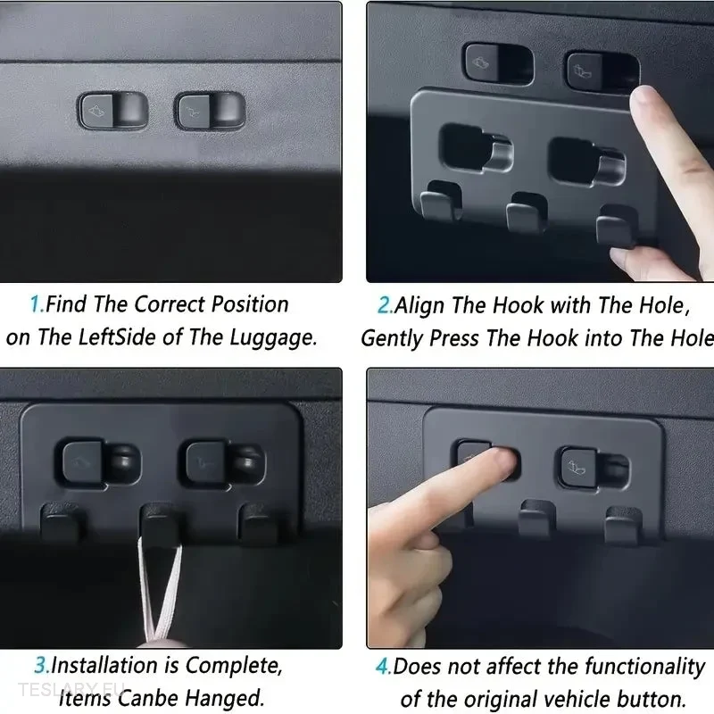 Tesla y Trunk Mount Hanger / Kuka organizator