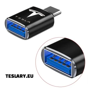 Tesla usb tip C na USB adapter za model 3 y s x logotip