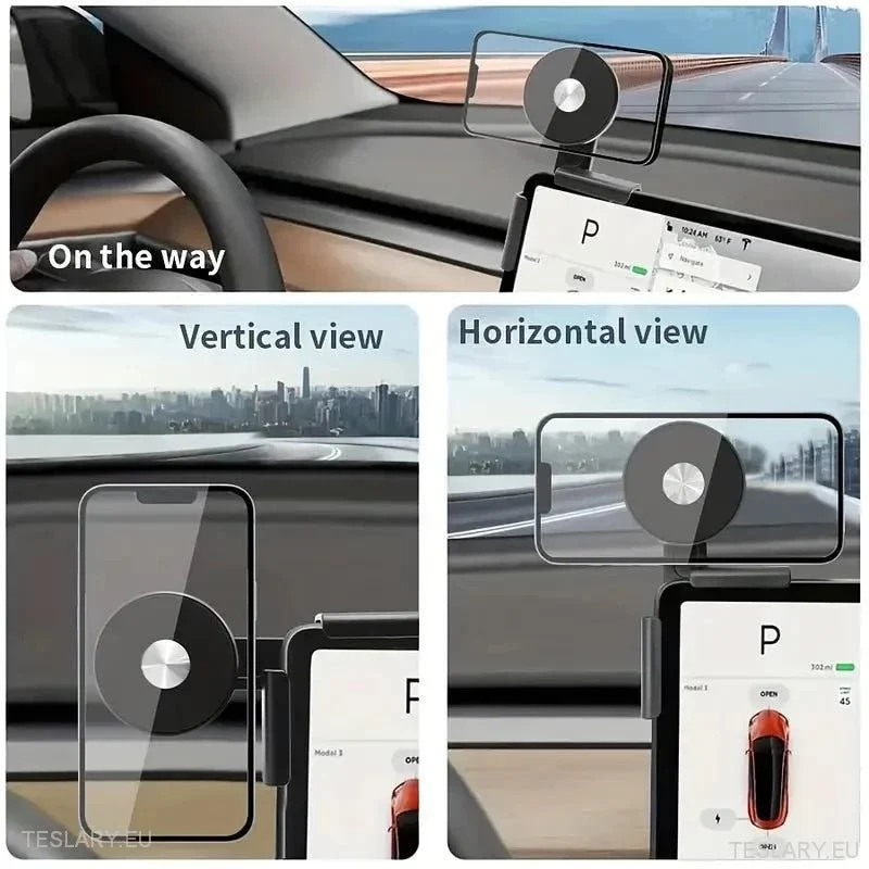 Tesla zaslon za zaslon koji se okreće i prilagođava