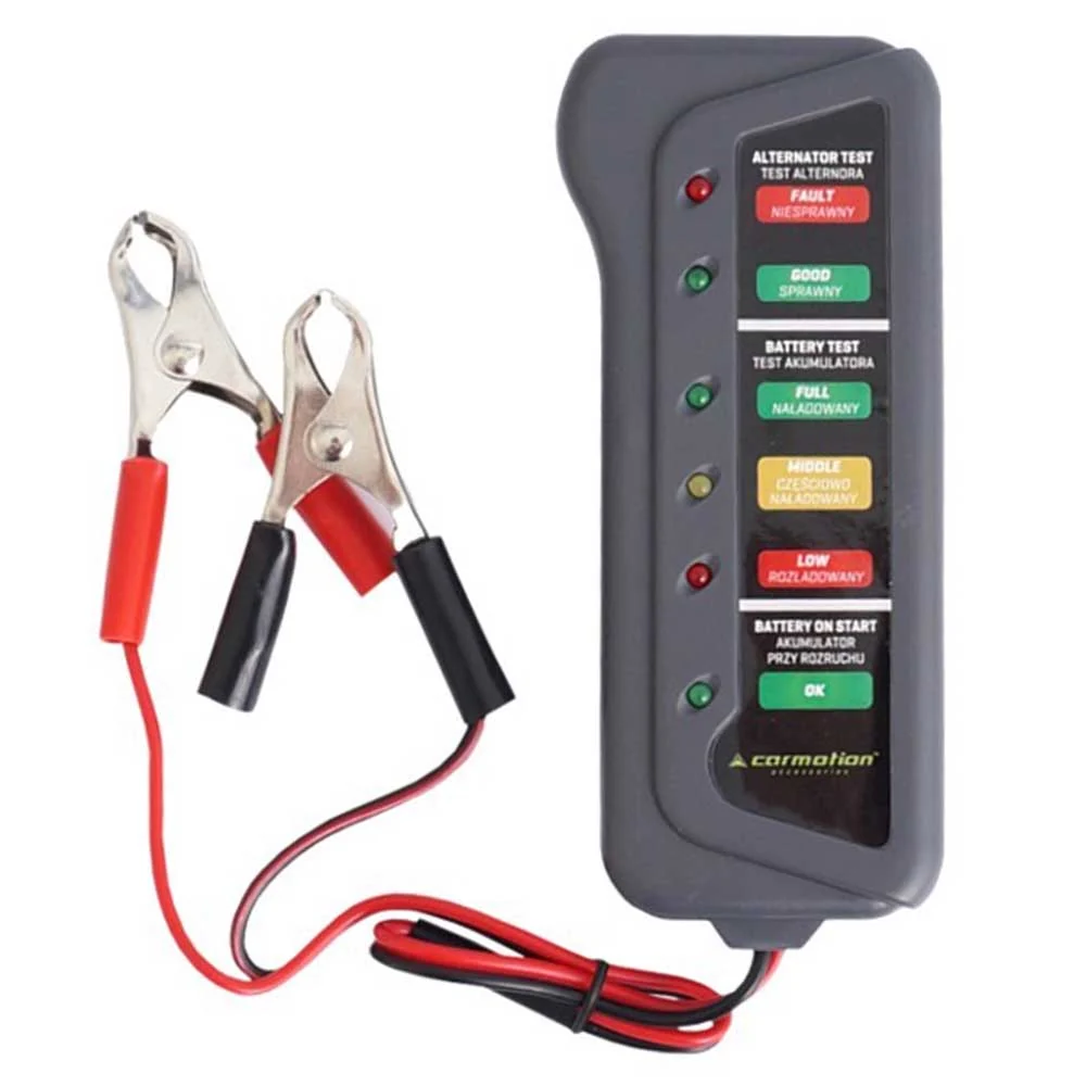 Tester akumulatora i alternatora 12V
