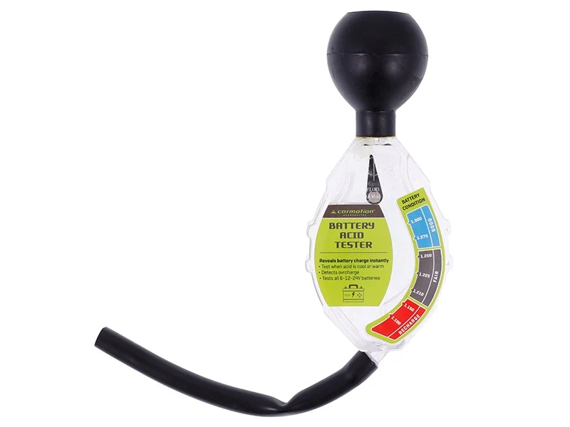 Tester elektrolita akumulatora / hidrometar, ovalni