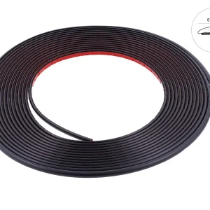 Traka za automobilski stil, mat crna, 6 mm x 8 m (86170)