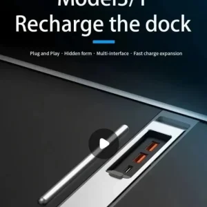 Trostruka luka USB Expansion Hub za Tesla 3/Y s kliznim poklopcem