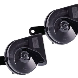 Truba 12V, 118 dB, dvotonska, pužasti tip, promjer 85 mm, ravna, E9 homologacija, 2 kom.