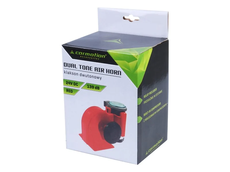 Truba 24V Nautilus s kompresorom, crvena