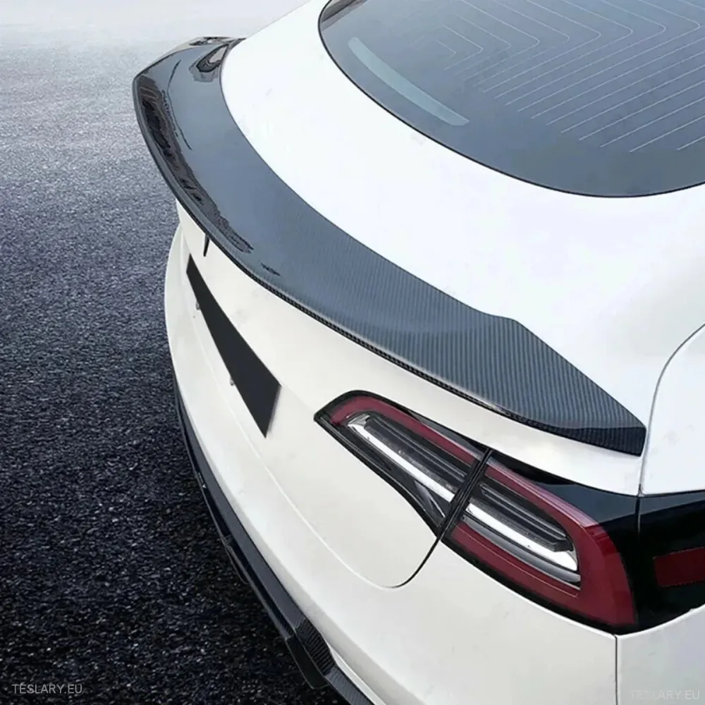 V Type Highkick Sport Spoiler Wing Tesla Model 3 2019 - 2023 - stil ugljičnih vlakana