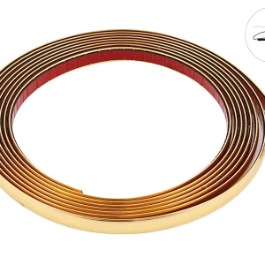 Ukrasna traka za auto, zlatna, 14mm x 5m (86746)