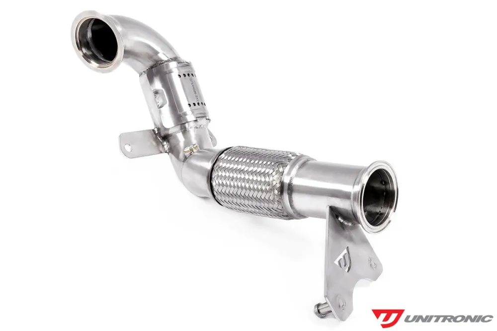 Unitronic 3-čni downpipe za 2.0 TSI Gen3 MQB FWD (automobili za SAD)