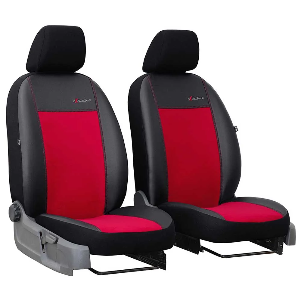 Univerzalna crvena navlaka za sjedalo Exclusive Alcantara 1+1