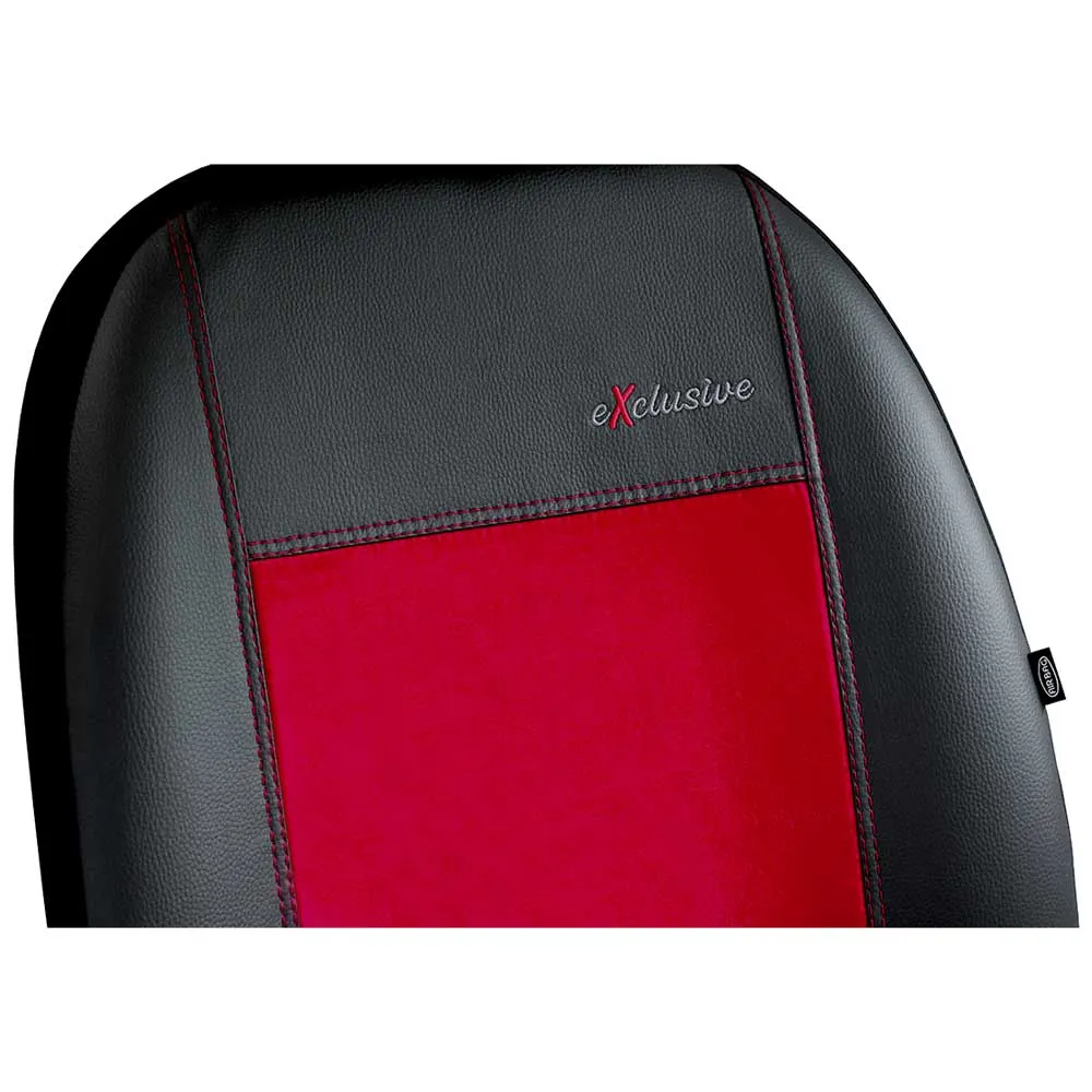 Univerzalna crvena navlaka za sjedalo Exclusive Alcantara 1+1