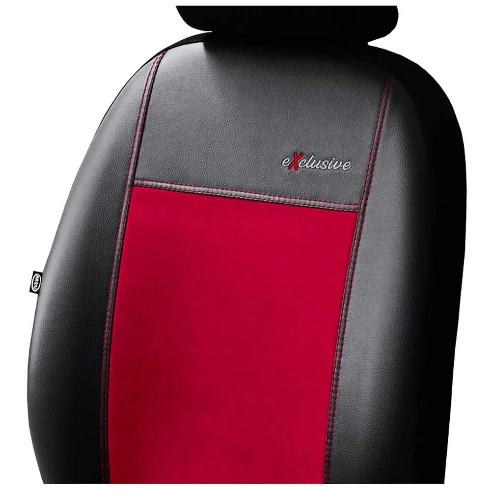 Univerzalna crvena navlaka za sjedalo Exclusive Alcantara 1+1