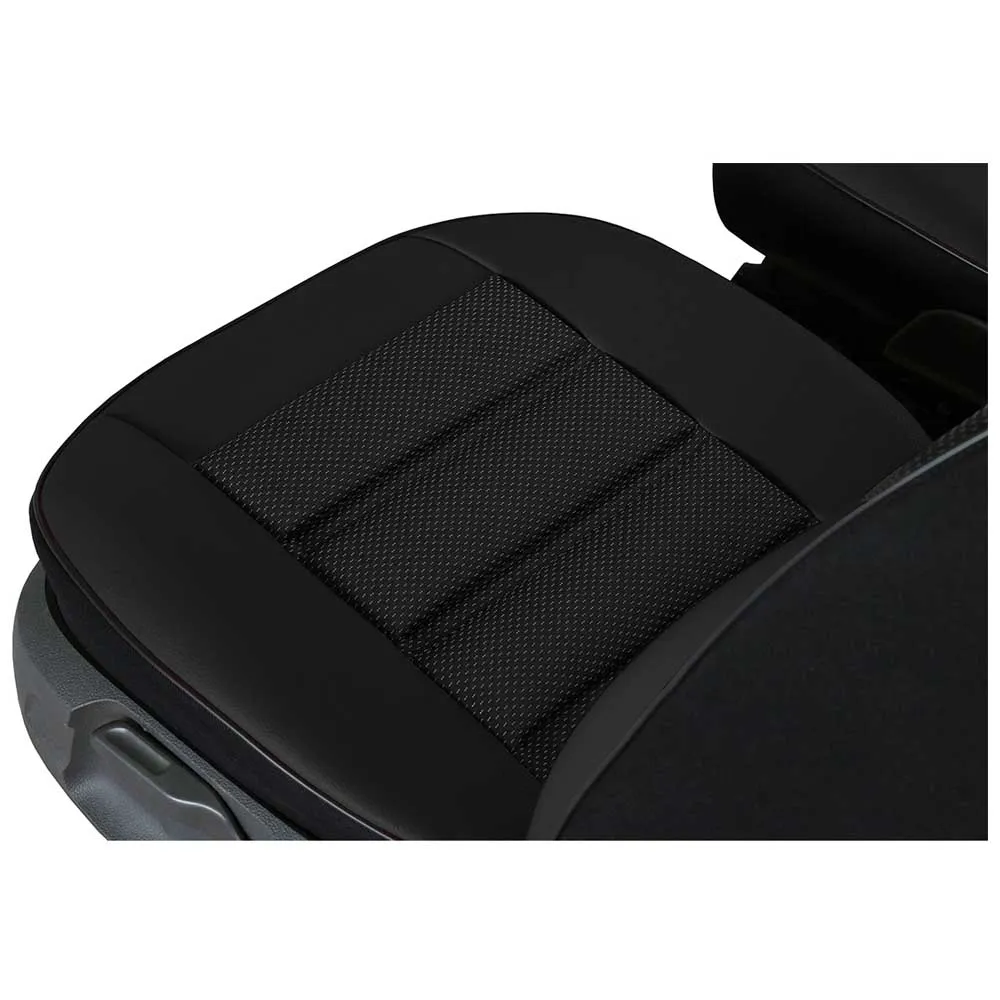 Univerzalna ergonomska navlaka za vozačevo sjedalo od crne kože