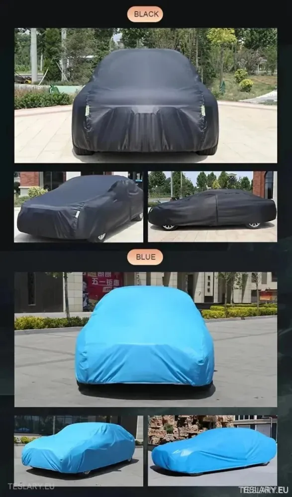 Unutarnji/vanjski univerzalni 4,9m poklopac automobila/zaštitnik - crni