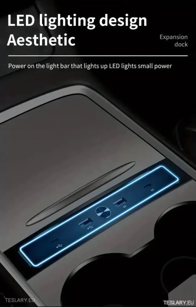 4 u 1 USB ekspanzijsko središte za Tesla 3/y