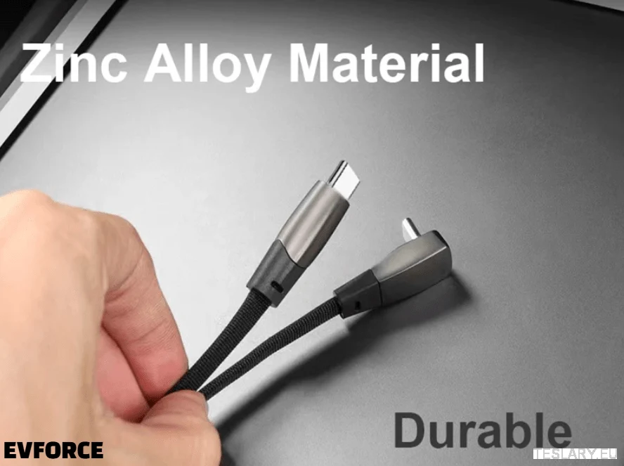 USB C na USB C lakat za brzo punjenje kabela za Tesla/BYD/EV Tesla Y/3/S/X/3+