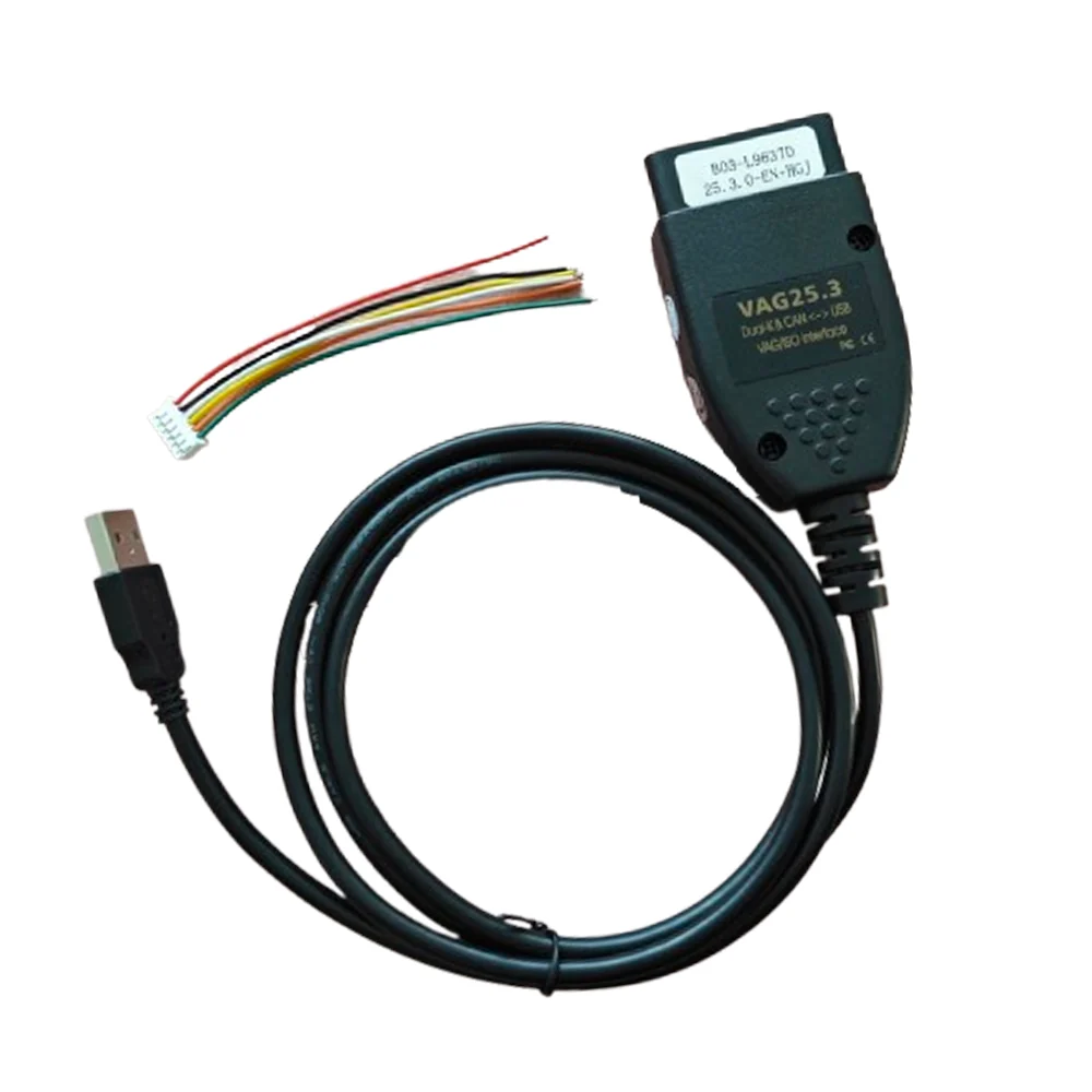 VAG 25.3 dijagnostički kabel – VW / Audi / Škoda / Seat (USB–OBD2 veza)