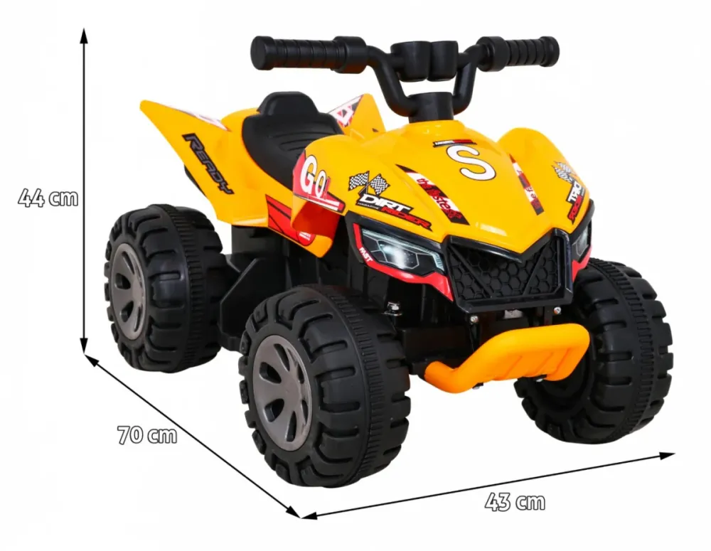 Vehicle Quad FASTEST Yellow