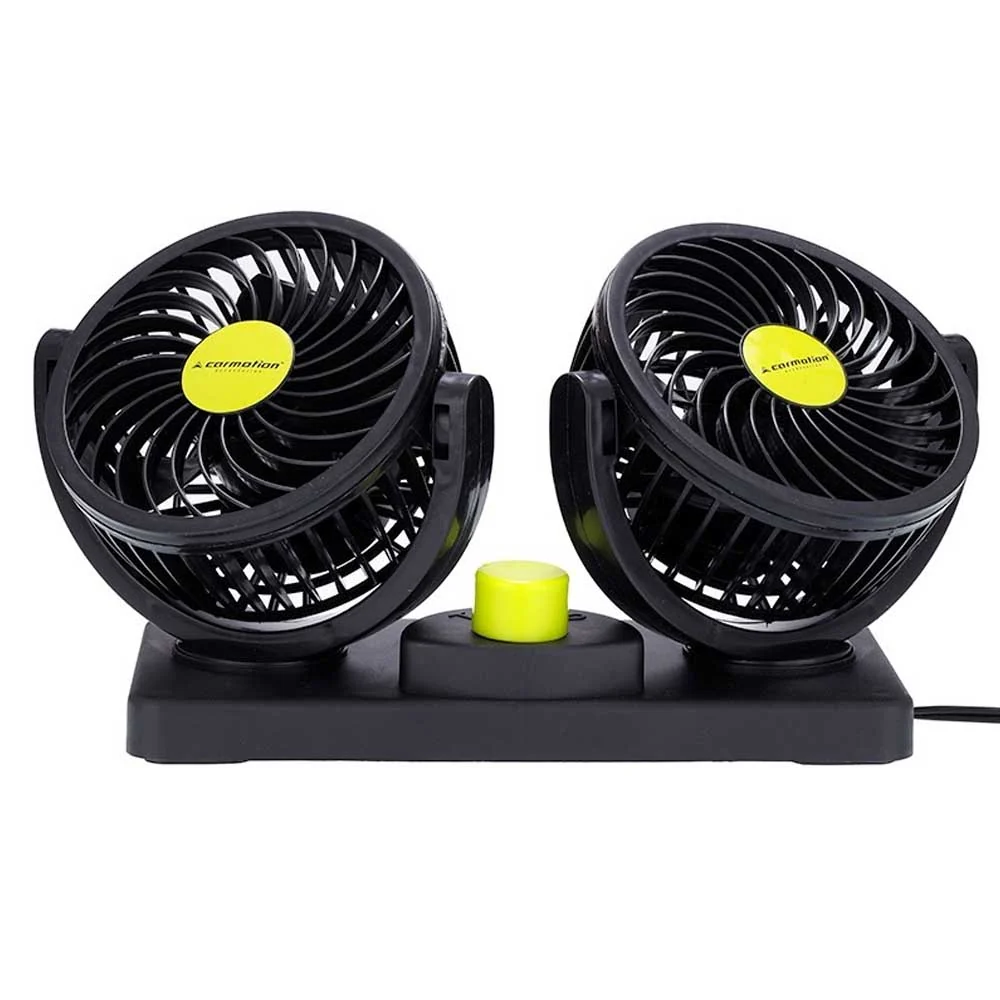 Ventilator za automobil - 12V/8W, promjer 2x10 cm