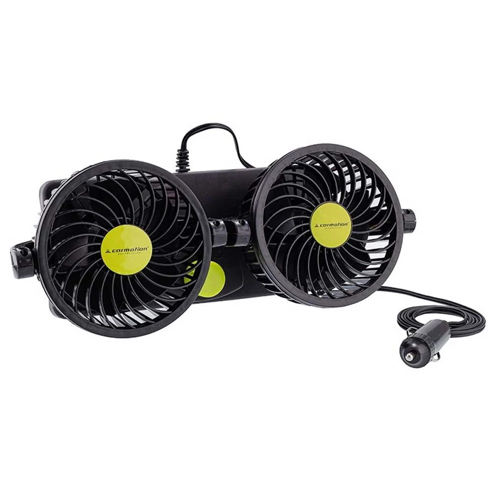 Ventilator za automobil - 12V/8W, promjer 2x10 cm