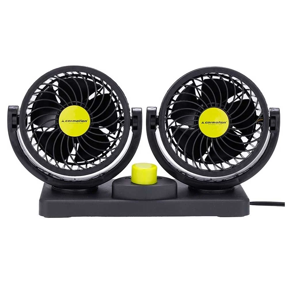 Ventilator za automobil - 12V/8W, promjer 2x10 cm