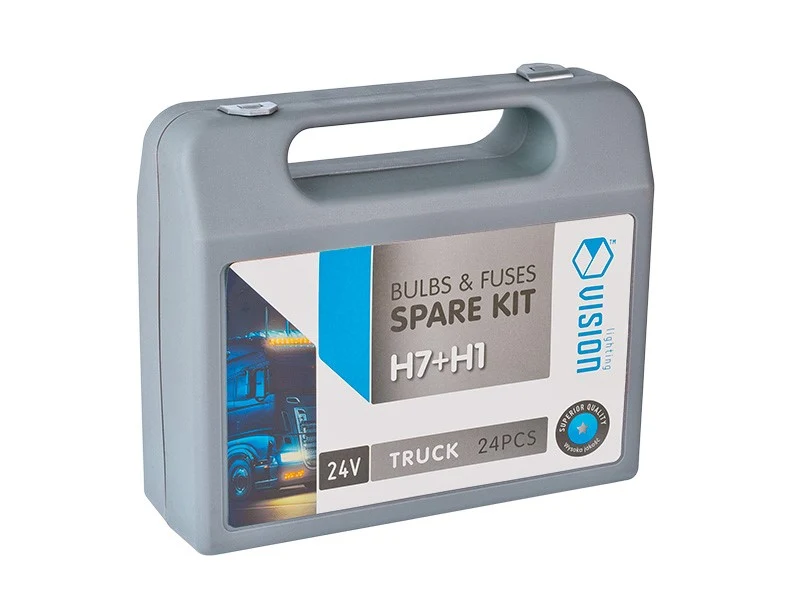 VISION H7 24V 70W + H1 24V 70W + dodatni set žarulja od 22 elementa VISION H7 24V 70W + H1 24V 70W + žarulja od 22 elementa