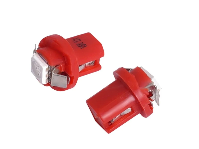 VISION T5 BAX B8.5d 12V 1x 5050 SMD LED žarulja, crvena, 2 komada