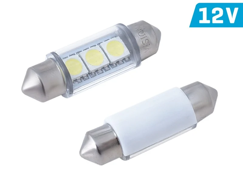 VISION girlanda SV8.5 36 mm 12 V 3x 5050 SMD LED žarulja, bijela, 2 komada