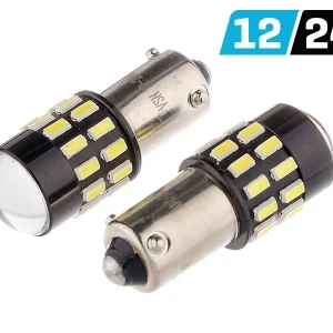 VISION H21W BAY9s 12/24V 30x 3014 SMD LED žarulja, nepolarna, CANBUS, bijela, 2 komada