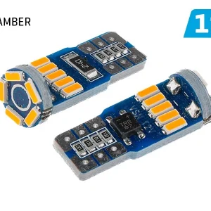 VISION W5W (T10) 12/24V 15x 4014 SMD LED žarulja, nepolarna, CANBUS, narančasta, 2 komada